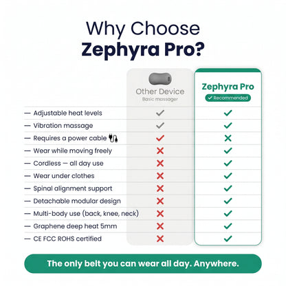 Zephyra Pro Multi-functional Heating Belt